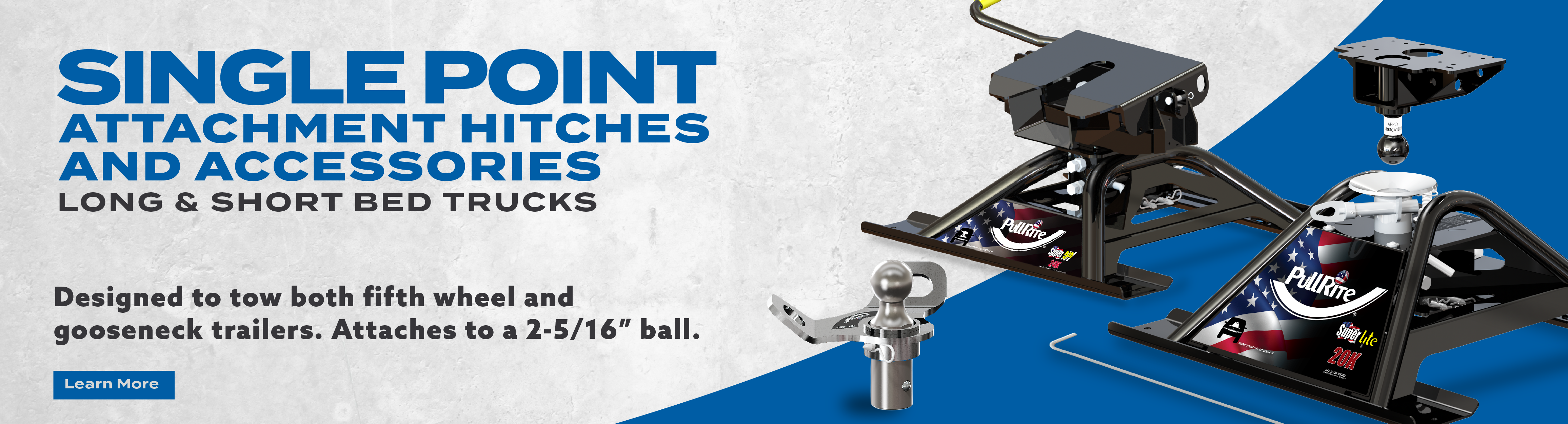 PullRite Single Point Attachment Hitches