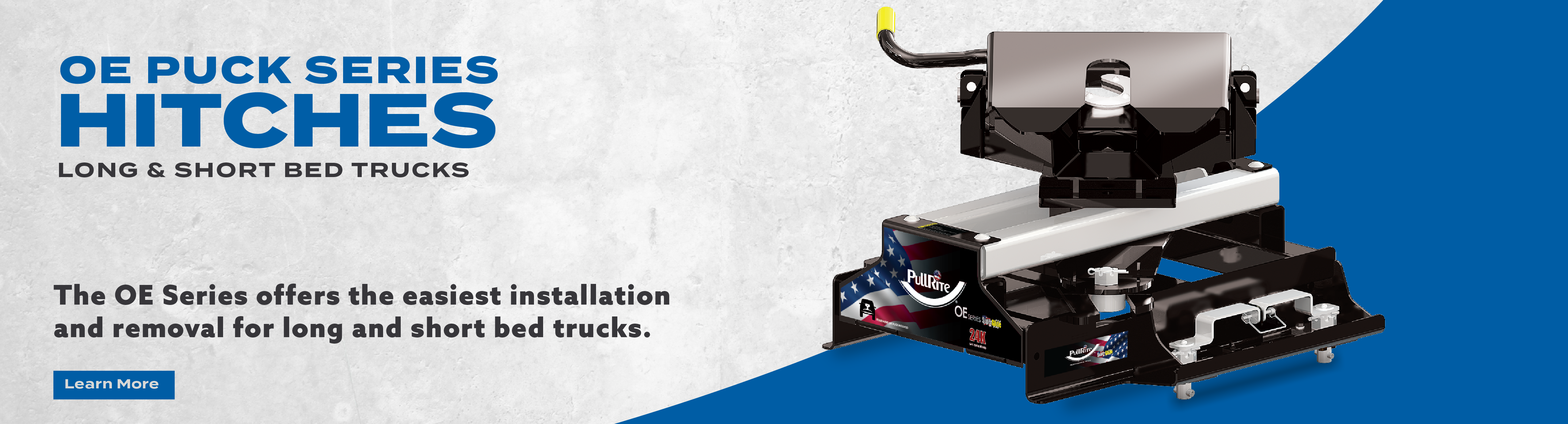 PullRite OE Puck fifth wheel Hitches for long and short bed trucks